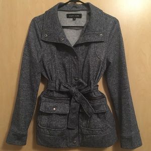 Stormy grey overcoat
